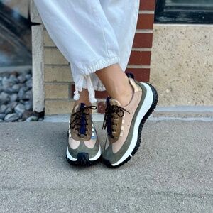 4CCCCEES Kapok Pinto Sneaker in Mud